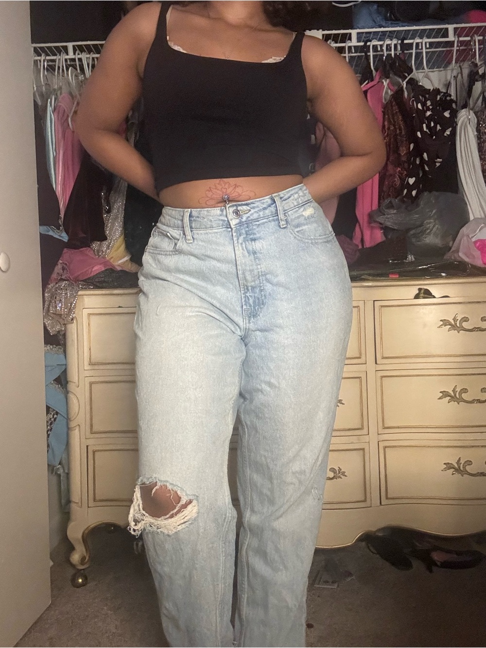 Free assembly jeans